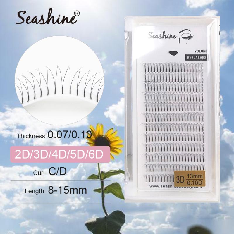 

Seashine Luxury Lashes Premade fans Lashes Faux Mink Lash Extension Russian Volume Eyelash Extensions