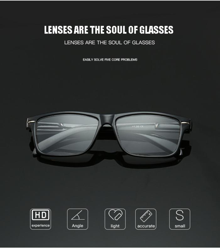 

Men New Reading Glasses Women Ultra-light Comfortable Portable Full Frame Highly Restored Clear Vision