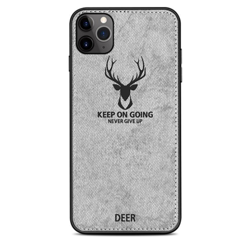 Tkaniny Wzór PC TPU Case dla iPhone 12 11 Pro Max Samsung Note 20 10 9 8 Pro S20 S10 Plus M31S A51 Clot Elk Deer Bull Bat Telefon Case Pokrywa