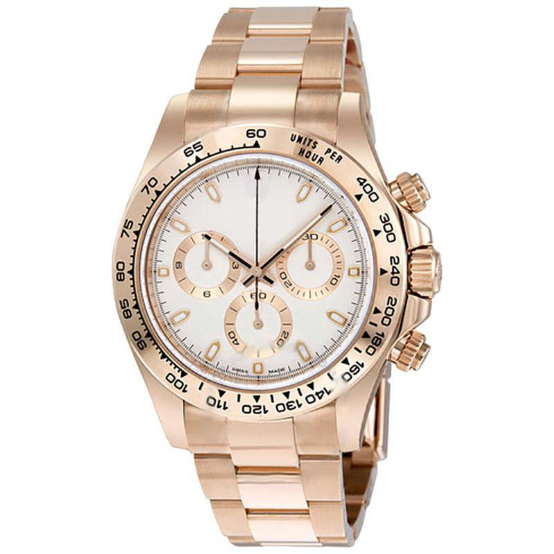 

2020 Mens Automatic sweeping rose gold Watch Sapphire Glass Series M116519 Stainless Steel Solid Clasp black dial men Watches, Only waterproof