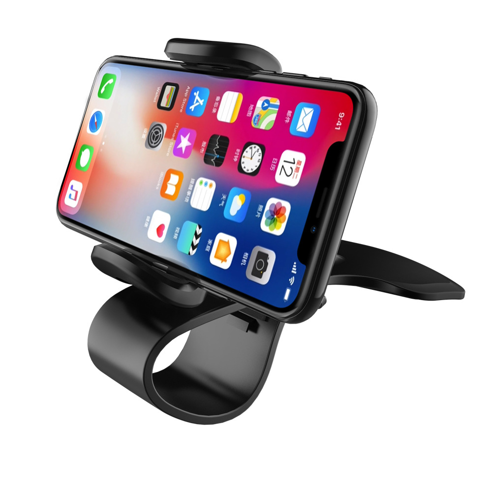 

Portable Car Instrumental panel Use Phone Holder for Iphone 12 pro max Samsung S20fe XiaoMi Poco X3 NFC, Black