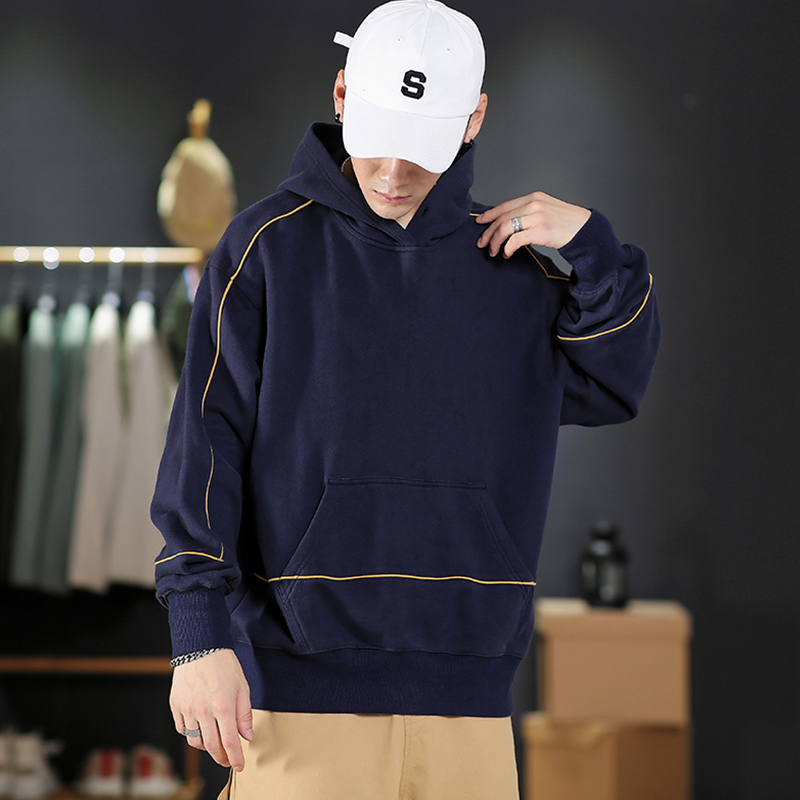 

2020 Casual New Men Patchwork Plaid Hip HOP Hoodies Sweatshirts Streetwear One Piece Brand Black Grey kg-122, Wy27 2