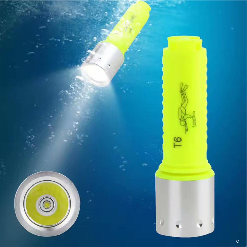 

Underwater 15m T6 diving scuba 18650 battery 1200lumens caving climbing search torch dive flash light T6dive1