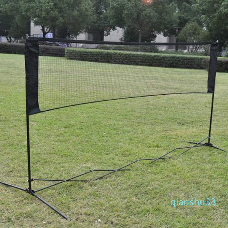 

Wholesale-Professional Training Square Mesh Standard Badminton Net Sports Net for Outdoor Badminton Tennis Net Replacement