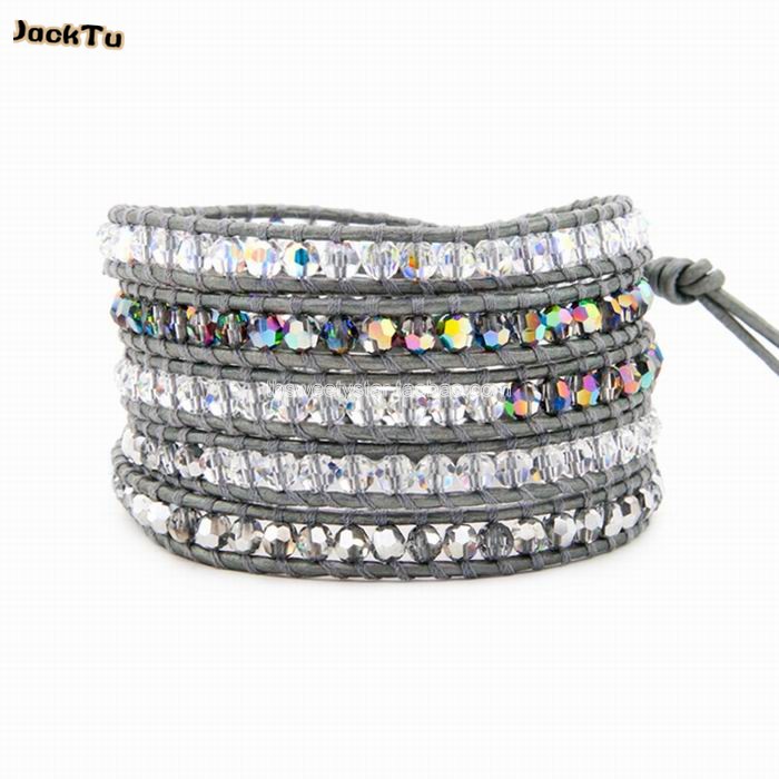 

wholesale grey series mixed wrap crystal for biker