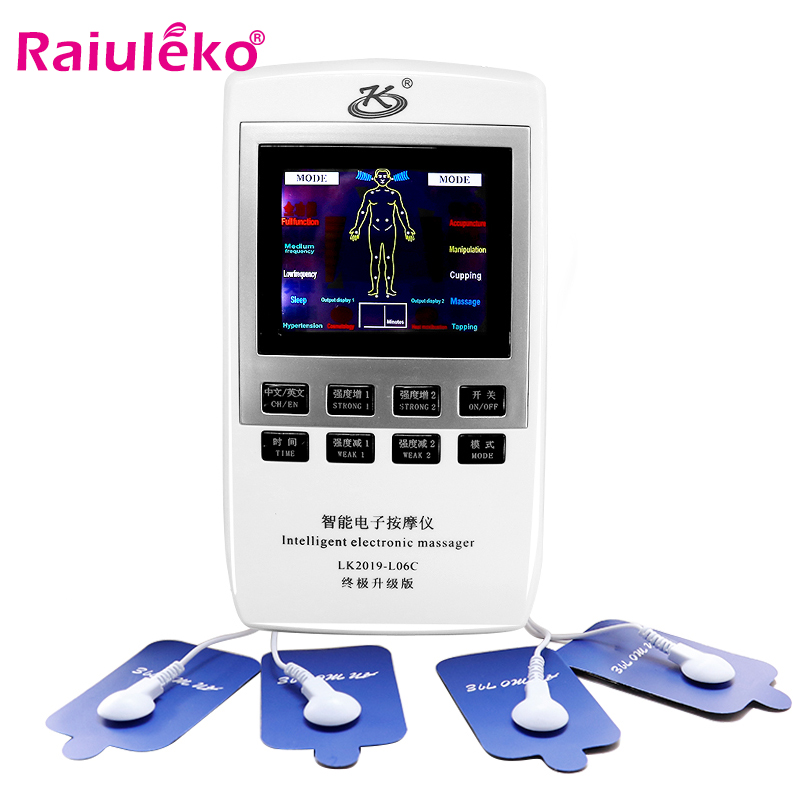 

TENS Acupuncture Therapy Massager Electric Pulse Muscle Stimulator Pain Relief Digital Therapy Massager with Moxibustion Belt