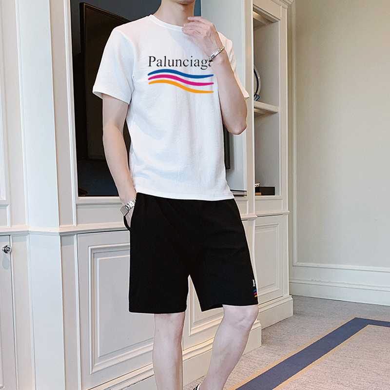 

Men's Shirt Sets -4XL Summer Male Sweatshirt Casual D1911, Black