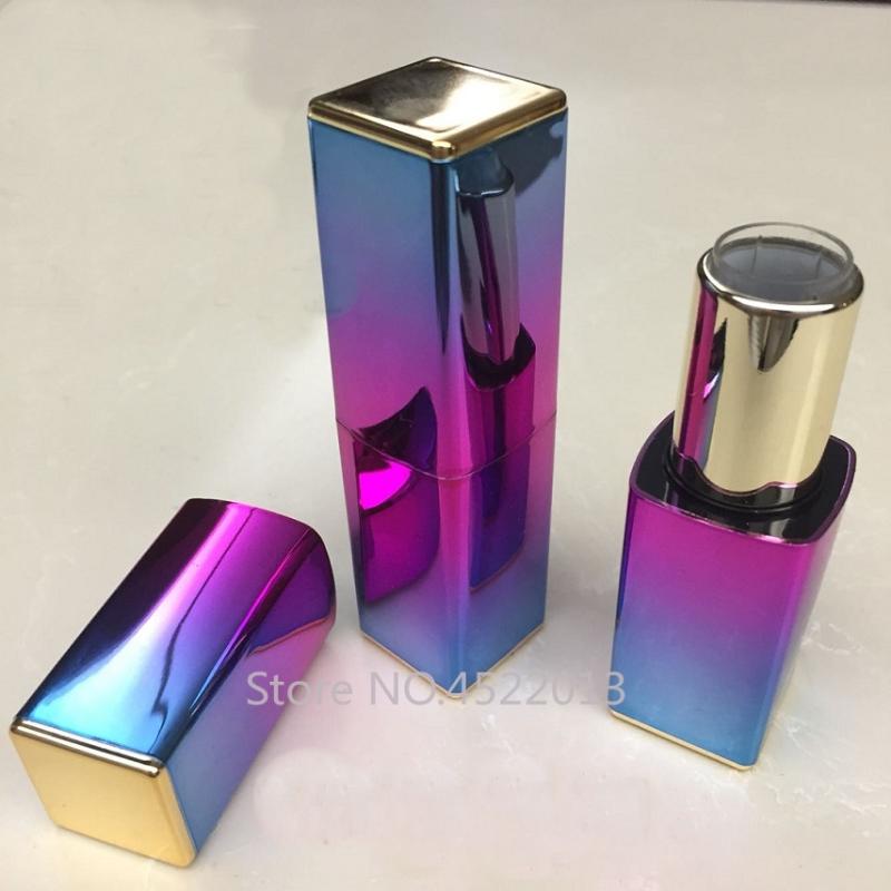 

10/30/50pcs Magnetic Buckle 12.1mm Empty Gradient Blue Pink Lipstick Tube Lip Container Lipstick Shell Packaging Cosmetics