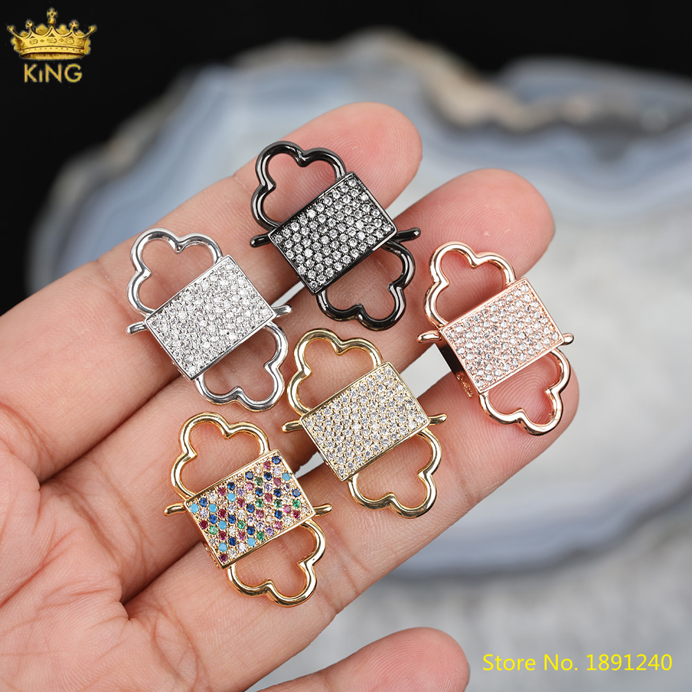 10Pcs magnético broches fuerte Chapado en Oro Plata Para Collar Joyería haciendo Fo