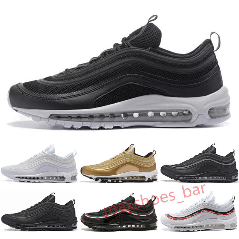 

2020 shoes Og Triple white Running shoes OG Metallic Gold Silver Bullet Pink Mens trainer Women sports sneakers 36-46 m03, Color 2