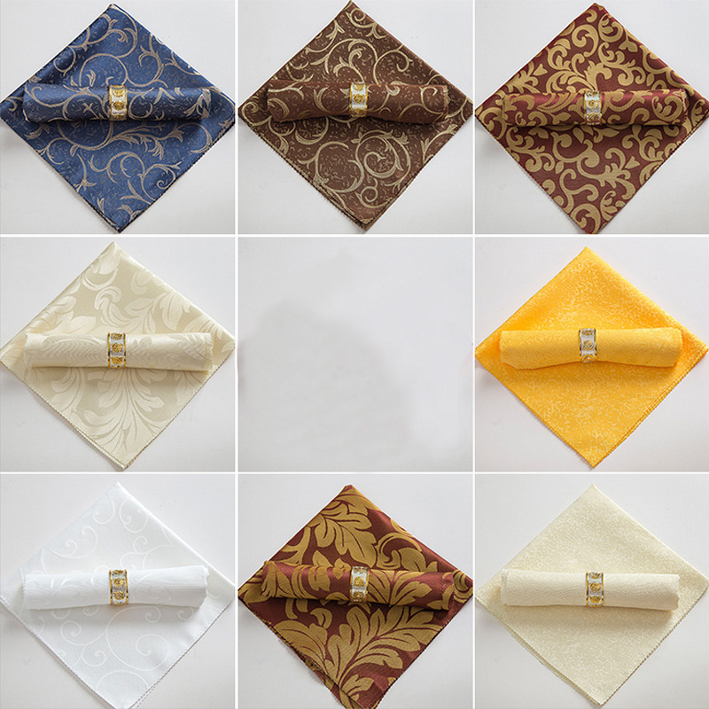 

10PCS 48*48cm Table Napkins Cloth Handkerchief Cloth Table Decoration Home Textiles For Wedding Birthday Home Party