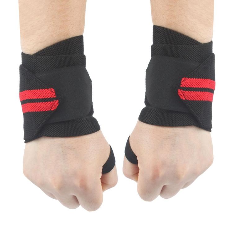 

Adjustable Sport Wrist Wrap Fitness Bandage Weight Lifting Wristband Gym Training Sport Safety Wrist Bands, Yellow