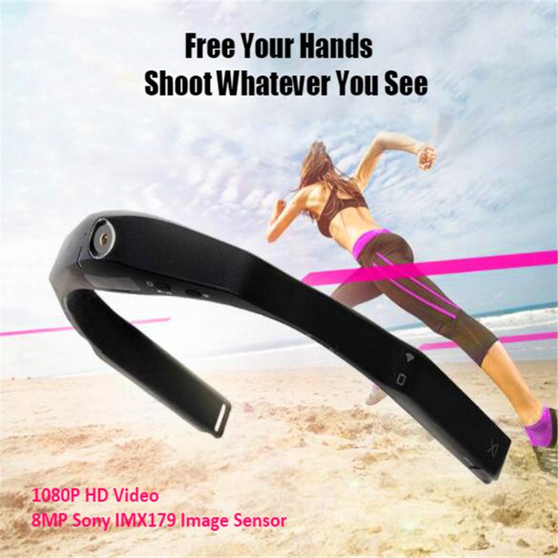 

Head Wear Band Waterproof Camera Sport Wifi 1080P Mini Video Gadgets Micro Dropshipping For Youtube Cam Camcorder Bodycam Dvr, Black