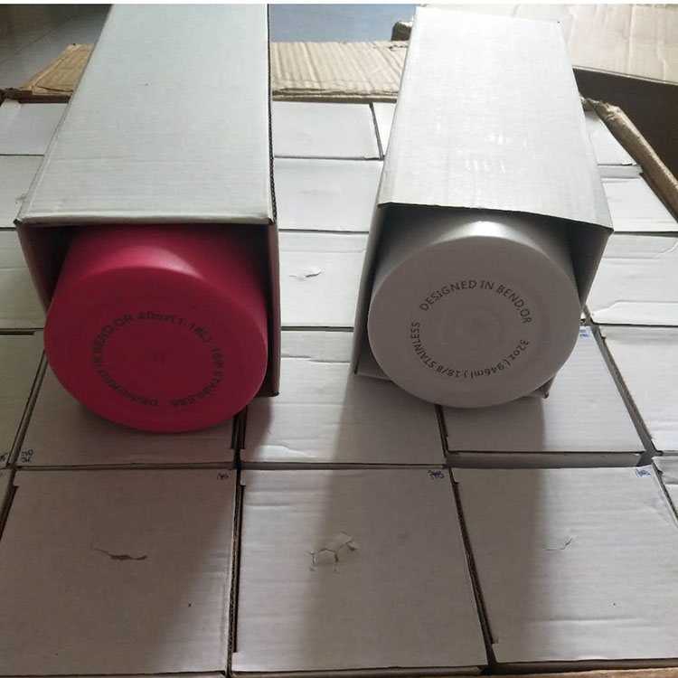 

Amazon hot sell flask sport water bottle 18oz 32oz 40oz double wall vacuum insulated thermo mug with straw lid