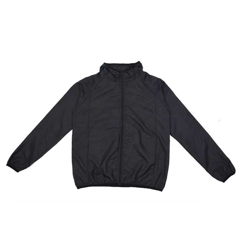 

Outdoor Unisex Cycling Running Waterproof Windproof Jacket Rain Coat -Black