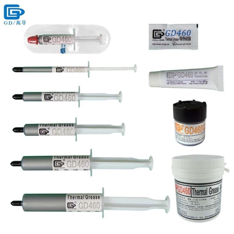 

Net Weight 0.5/1/3/7/15/20/30/100 Grams GD460 Thermal Conductive Grease Paste Plaster Heat Sink Compound for CPU ST MB SSY SY CN