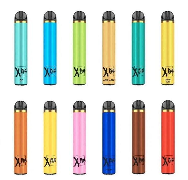 

Newest Puff Xtra Disposable Vape Pen 1500puffs 5ml Pre-filled Cartridges Carts Pods Starter Kits Vaporizers e Cigs Bars System Device Vapor