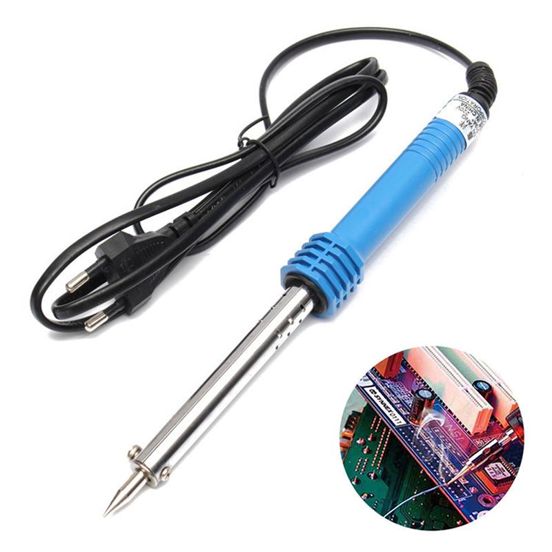 

Soldering Soldering Iron 220V 60W Electronics 1Pc EU Plug Temperature Pencil Electric Iron Solder Irons Gun Tips