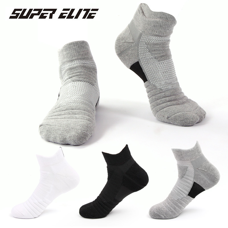 

1 Pair Basketball Socks Man Long Thickening Towel Bottom Cotton Socks Outdoors Run Badminton Tennis Middle Tube Sport, Black