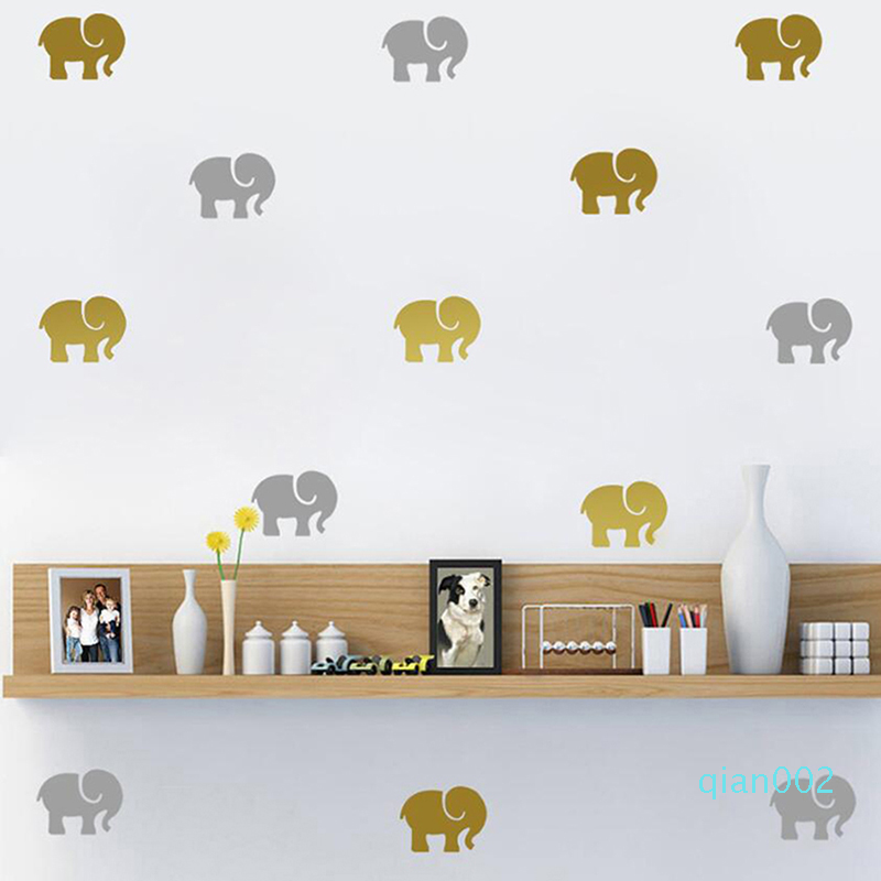 9Pcs Cute Sheep Wall Stickers Vinyl Art Children Kids Room Ceiling Wall Decal