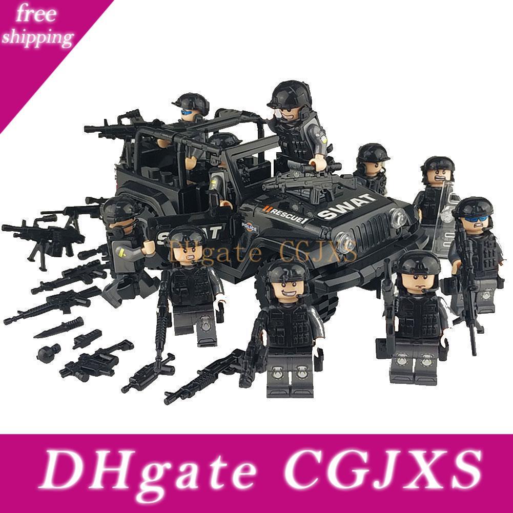 822 Building Blocks Military soldier Minifigures Decoration Toys Gifts 8PCS