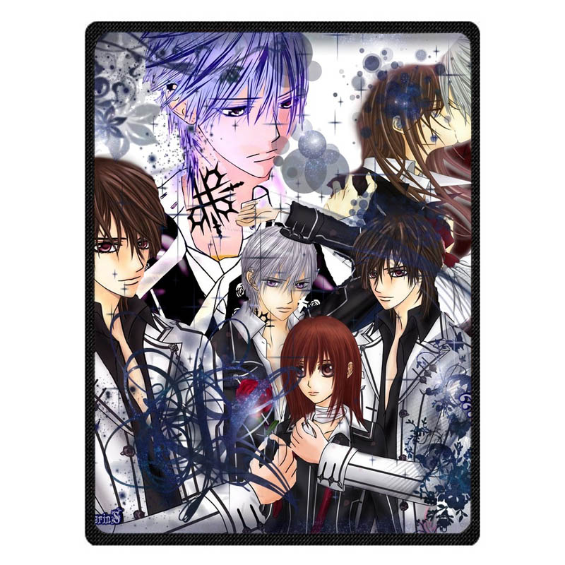

Vampire Knight Print Super Soft Manta Coral Flannel Blanket Bed Plane Travel Throw Blankets Baby Kids Bed Sheet