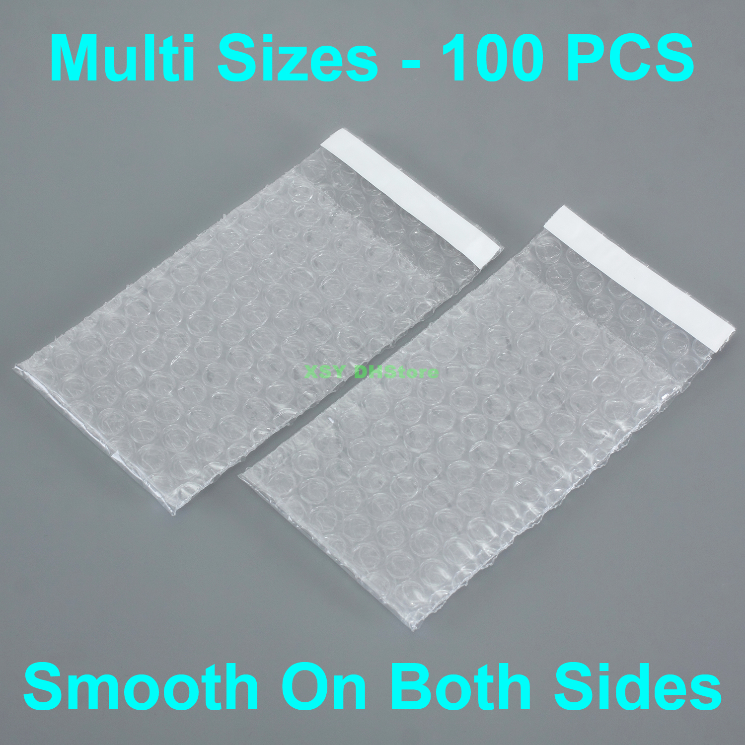 

Multi Sizes 100 PCS Clear Bubble Envelopes Bags Self Seal Packing (Width 2.5" to 6.7", 65 - 170mm) x (Length 3" to 8.7" Inch, 80 - 220mm)