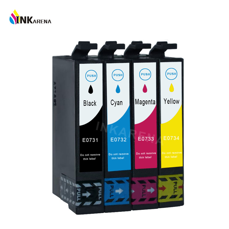 

T0731N For T0731 Cartridge Full With Ink with Chip Work For Printer TX209 TX210 TX219 TX409 TX121 T30 CX5900 TX510