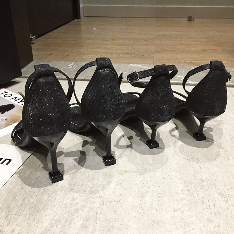 

Summer New Korean Fashion All-match High Heels, Black