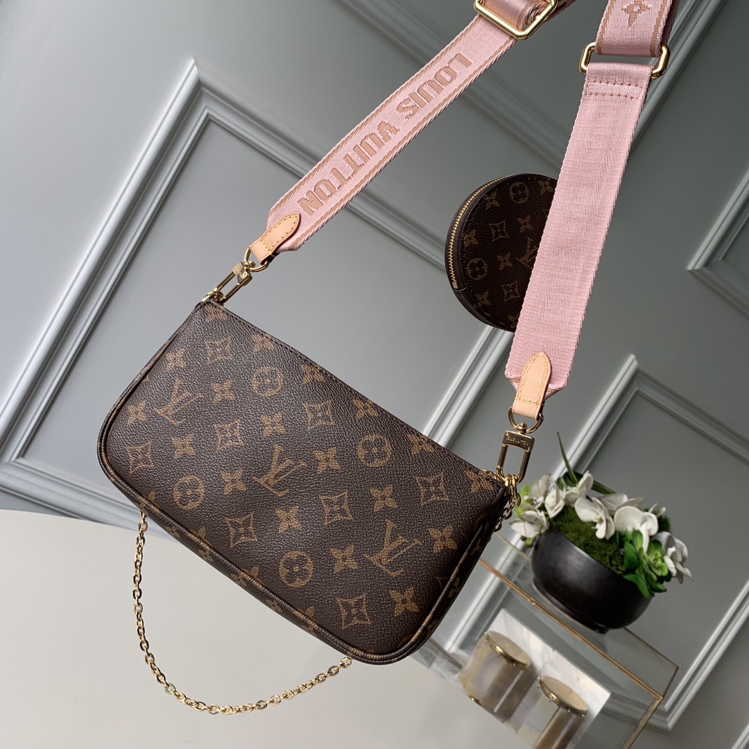

Bag Top Quality Leather Handbag Classic Fashion Double Shoulder Bag Messenger Handbag 172-M44813 Shoulder Women's Production Wdfmq, Red