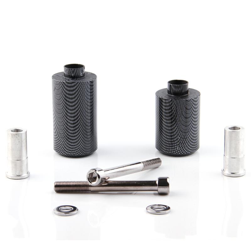 

For 2004-2011 05 06 07 2008 2009 2010 FZ6 Fazer / FZ6s Motorcycle bike No Cut Frame Slider Crash Protector Black / Carbon