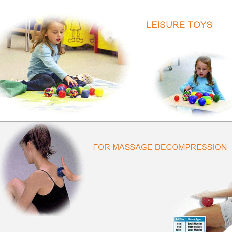 

Foot Roller Massage for Relief Plantar Fasciitis Reflexology Back Leg Muscle Massager + 2 Spiky Ball THJ99