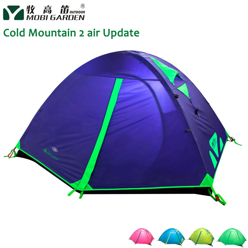 

Mobi Garden Cold Mountain 2AIR-Update-Version Aluminum Pole 2-people 3-season colorful Rainproof Tent