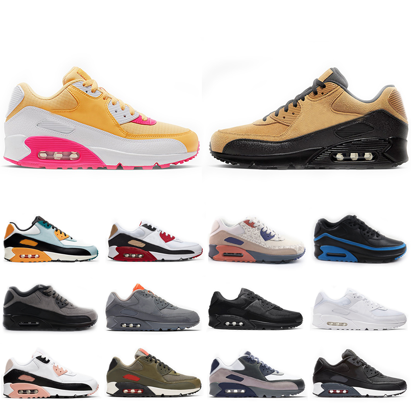 

2020 Popular 90 Running Shoes Viotech World Cup Triple White Black Red Off Sneakers 90s Trainers classic Sports Chaussures Zapatos 36-45