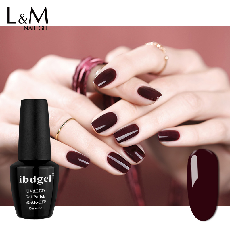 

1 pc Nails Gel Polish Classic Red Soak Off Wine Red Color seires UV led lamp Hight quality Long Lasting Gel polish art nail, 473