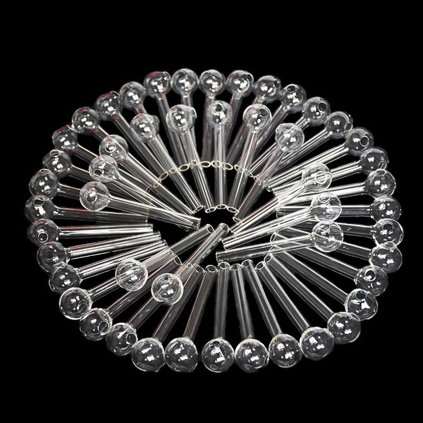 

4 inch wholesale price clear glass oil burner pipes glass oil nail tubes smoking water pipes free shipping