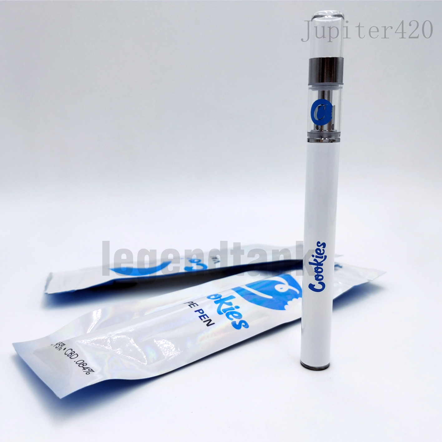 

Cookies Disposable Vape Pen Cartridges 280mAh Vape Battery Starter Kits 0.5ml Empty carts 1.8mm Oil Hole Atomizers with Packaging Bag