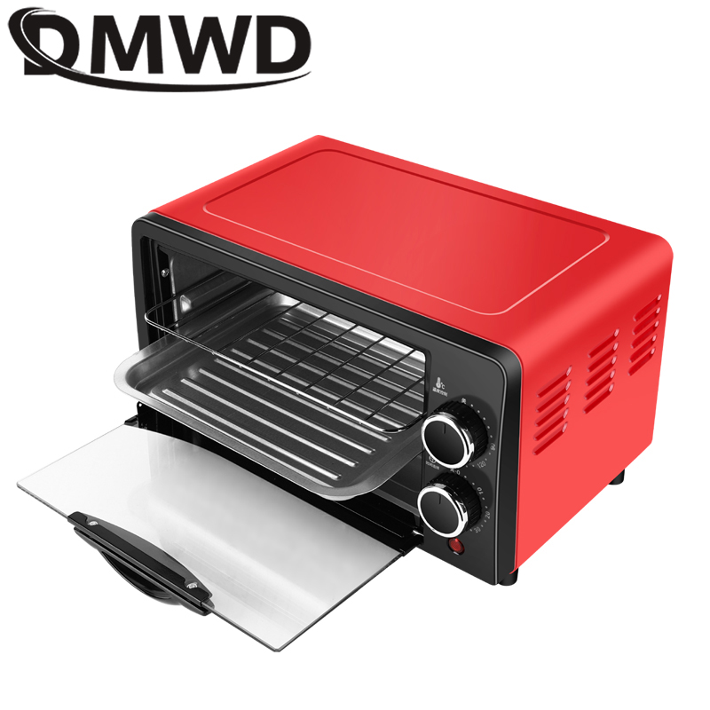

DMWD Household Electric Oven 12L Small Cake Baking Making Oven Multifunctional Desktop Pizza Bread Baking Machine Toaster EU US