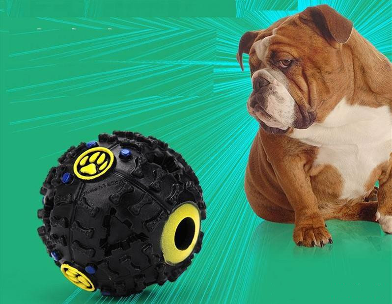 

Dog Toys Pet Puppy Sound ball leakage Food Ball sound toy ball Pet Dog Cat Squeaky Chews Puppy Squeaker Sound Pet Supplies Play