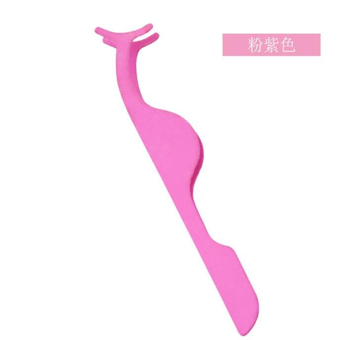 

False Eyelash Tweezers Fake Eye Lash Applicator Eyelash Extension Curler Nipper Auxiliary Clip Clamp Makeup Tools 50pcs
