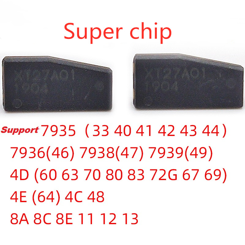 

Xhorse VVDI Super Chip Transponder Work with VVDI2 VVDI Mini Key Tool, Black