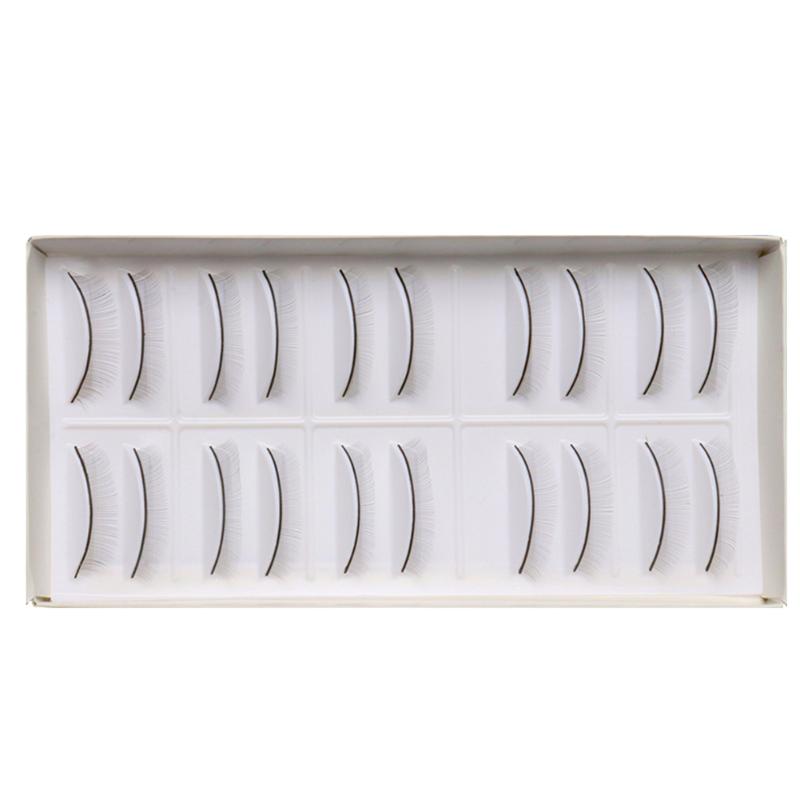 

10 Pairs Training Lashes False Eyelashes Extension Tool For Makeup Practice 8mm