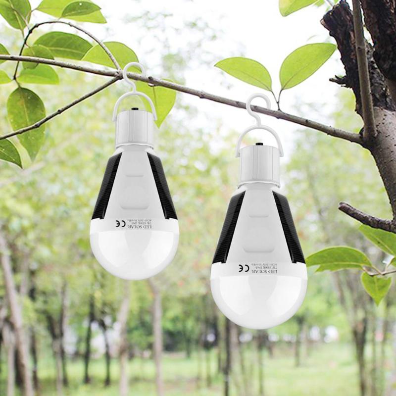 

Solar Charger Portable Lantern LED Bulb E27 Rechargeable Emergency Solar Lamp Waterproof Outdoor Camping Tent Light