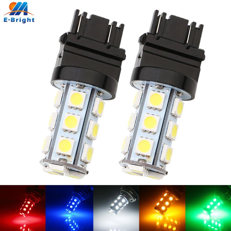 

DC12V 2X 3157 T25 T-25 18 SMD LED Turn Reverse Signal Bulb Lamp Car Light White Red Yellow Green Amber 216Lm Mix colors, As pic