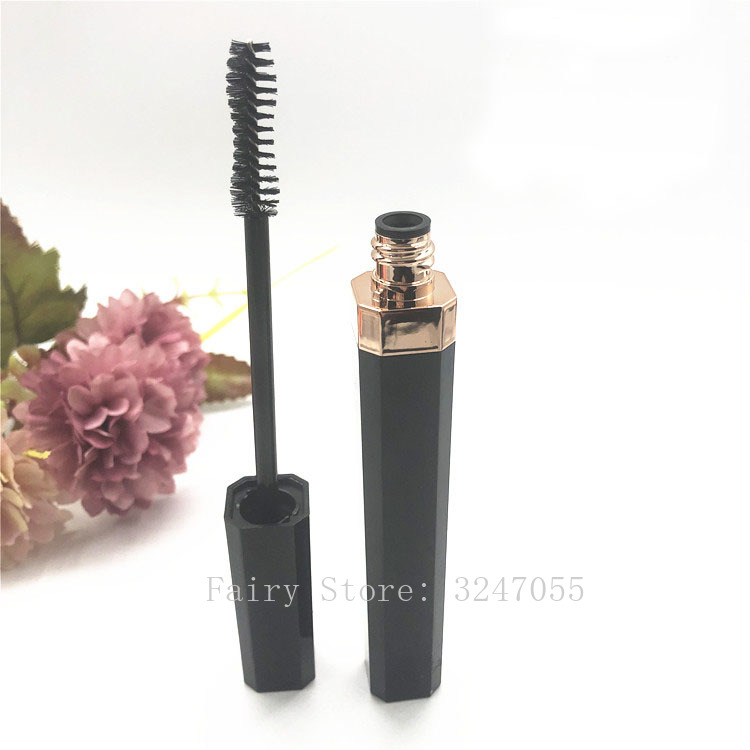 

10ml 50/80pcs Empty Square Black Mascara Tube, DIY Eyelash Cream Vial Liquid Bottle, Cosmetic Container with Leakproof Inner
