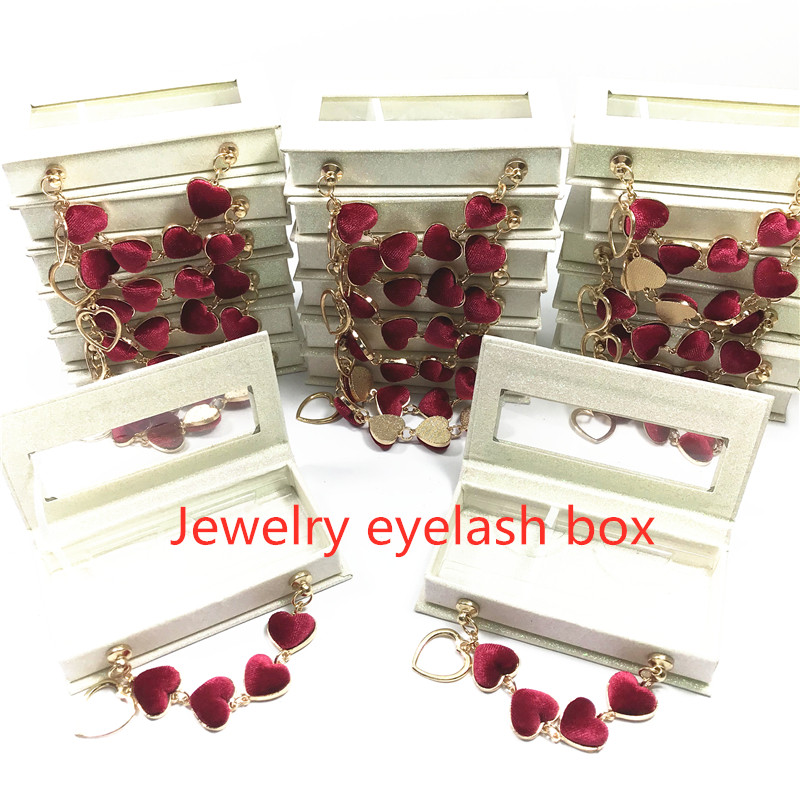 

wholesale Jewellery 25mm Eyelash Packaging Box custom logo Faux cils 3d Mink eyelashes magnetic case Makeup