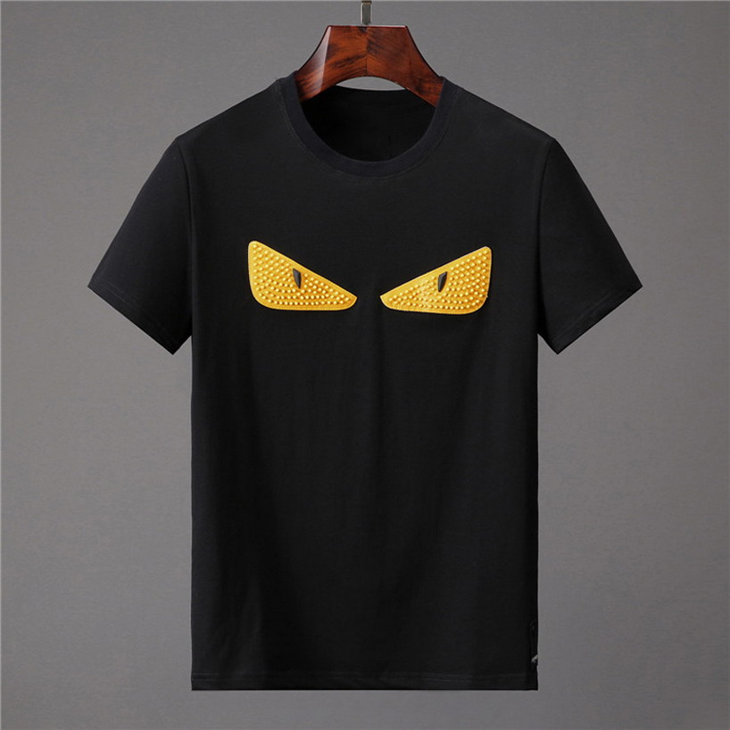 

New Summer Men T Shirts Short Sleeves Funny Anime Letter Printing Mens Tee Shirts Fashion Men Casual T Shirt, Black