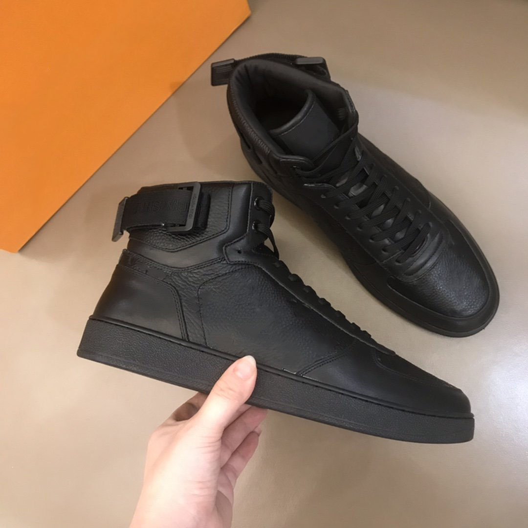 

New Arrival Rivoli Sneaker Boot Men's Shoes Outdoor Walking Lightweight Shoes Vintage Leather Lace-up Casual Men Shoes Chunky Snekaers, Photo color