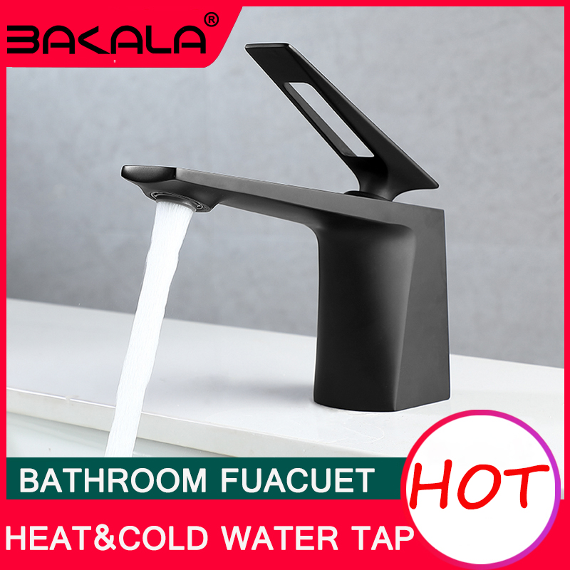 

BAKALA Basin faucets basin mixer taps bathroom faucet deck mounted water sink mixer faucet bathroom waterfall