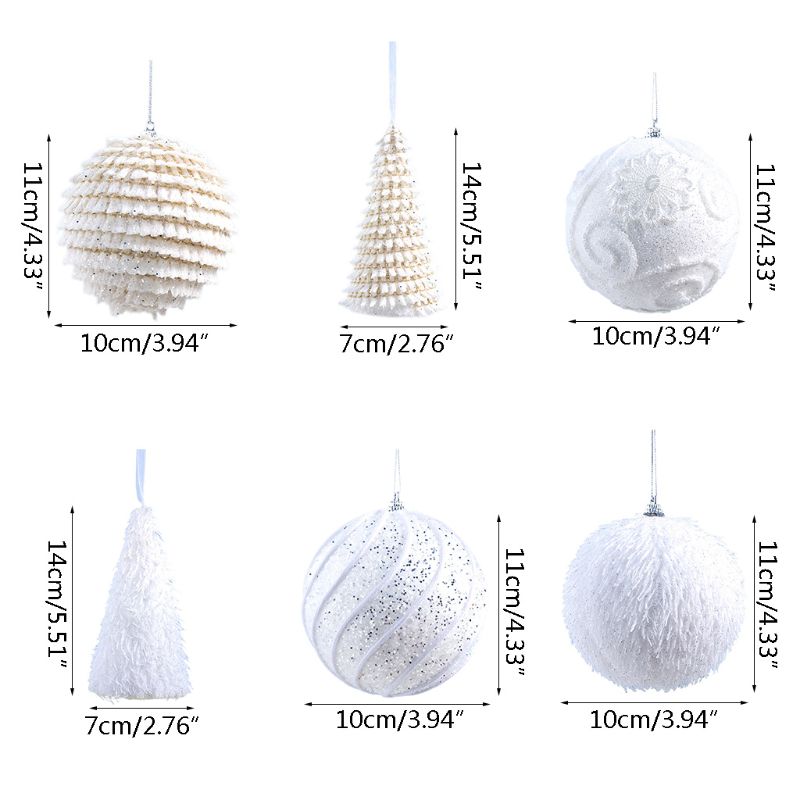 

Christmas Ball Baubles Pendant Foam Hanging Xmas Tree Ornament Home Party Decor K1MF